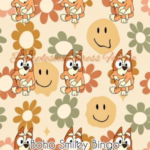 Boho Smiling Bingo - Fabric