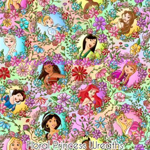 Floral Princess Wreaths - Fabric