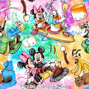 Mouse Camping Trip - Fabric