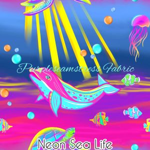 Neon Sea Life - Fabric
