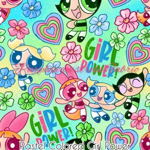 Powder Puff Girl Power - Fabric