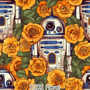 R2D2 Floral - Fabric