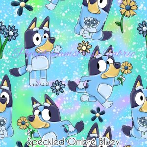 Speckled Ombre Bluey - Fabric