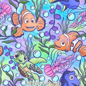 Bubbly Fun Fish - Fabric