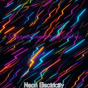 Neon Electricity - Fabric