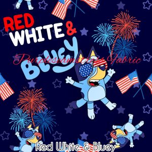 Red, White and Bluey - Fabric