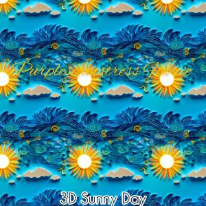 3D Sunny Day - Fabric