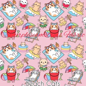 Beach Cats - Fabric