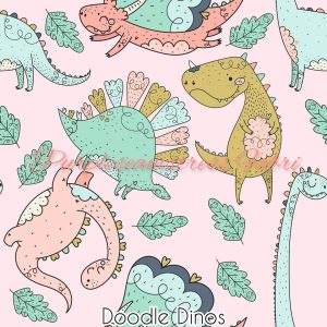 Doodle Dinos - Fabric