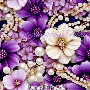 Flowers & Pearls - Fabric