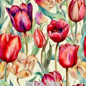 French Tulips - Fabric