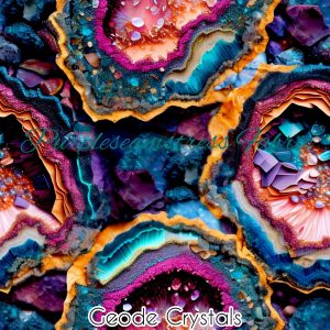 Faux Geode Crystals - Fabric