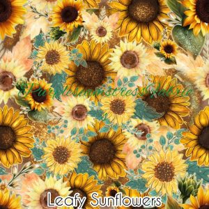 Leafy Sunflowers - Fabric