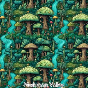 Mushroom Valley - Fabric