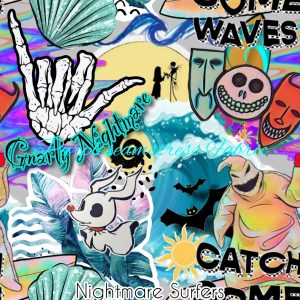 Nightmare Surfers - Fabric