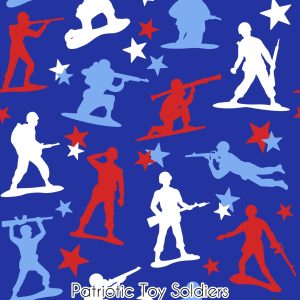 Patriotic Toy Soldiers - Fabric