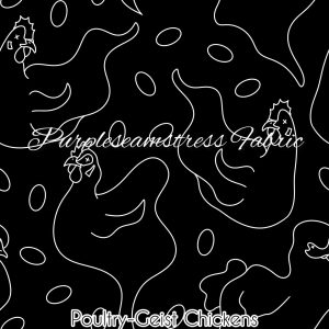 Poultry-Geist Chickens - Fabric