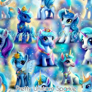 Pretty Unicorn Sparkle - Fabric