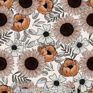 Summer Neutral Floral - Fabric