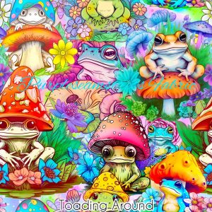 Toading Around - Fabric
