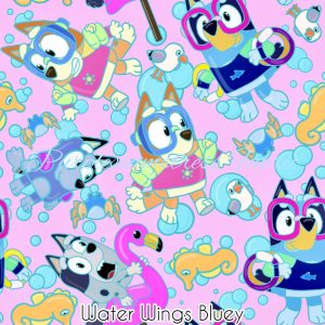 Water Wings Bluey - Fabric