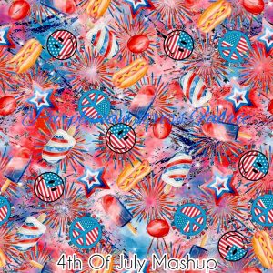 4th Of July Mashup - Fabric