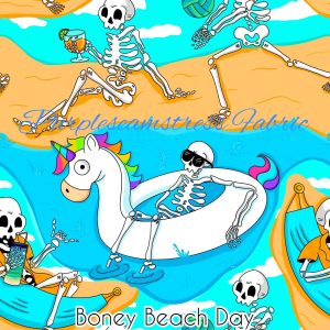 Boney Beach Day - Fabric