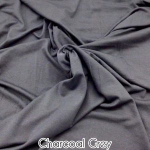 Charcoal Grey Modal - Fabric