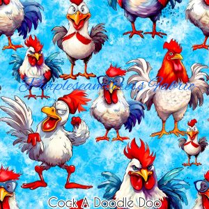 Cock A Doodle Doo - Fabric