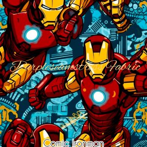 Comic Iron Man - Fabric