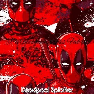 Deadpool Splatter - Fabric