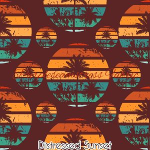 Distressed Sunset - Fabric