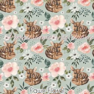 Fawn Floral - Fabric