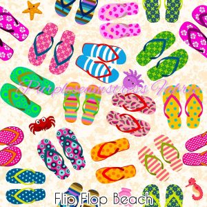 Flip Flop Beach - Fabric