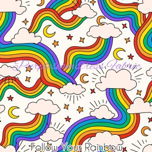 Follow Your Rainbow - Fabric