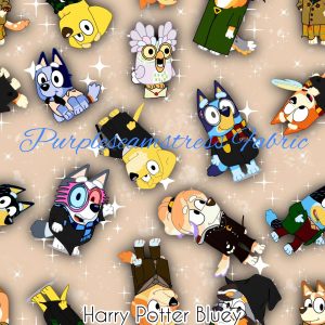 Harry Potter Bluey - Fabric