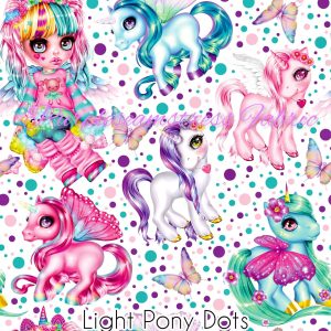 Light Pony Dots - Fabric