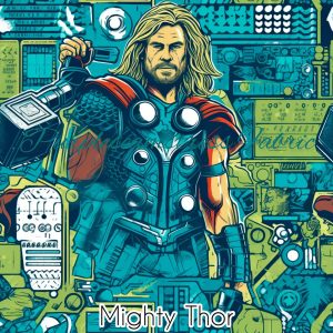 Mighty Thor - Fabric