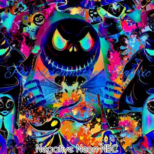 Negative Neon NBC - Fabric