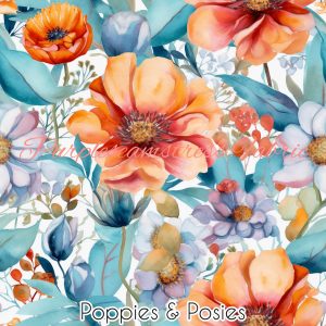 Poppies & Posies - Fabric
