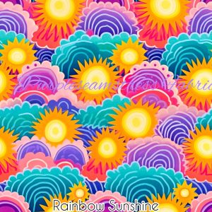 Rainbow Sunshine - Fabric