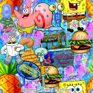 Spongy Bikini Bottom - Fabric