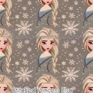 Faux Stitched Princess Elsa - Fabric