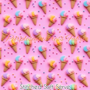 Faux Stitched Soft Serve - Fabric