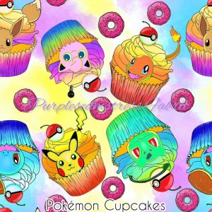 Pokemon Cupcakes - Fabric