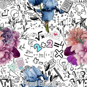 Floral Equations - Fabric