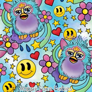 Happy Face Furbies - Fabric