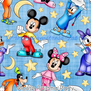 Mouse Pajama Party - Fabric