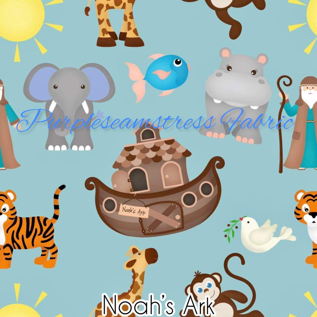 All Aboard Noah's Ark Organic Cotton Twirl Dress main image 1