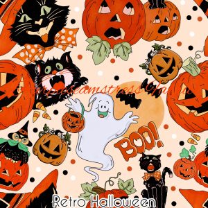 Retro Halloween - Fabric